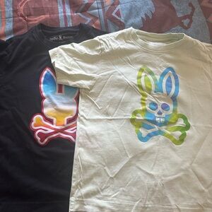 2 boy psycho bunny t-shirts